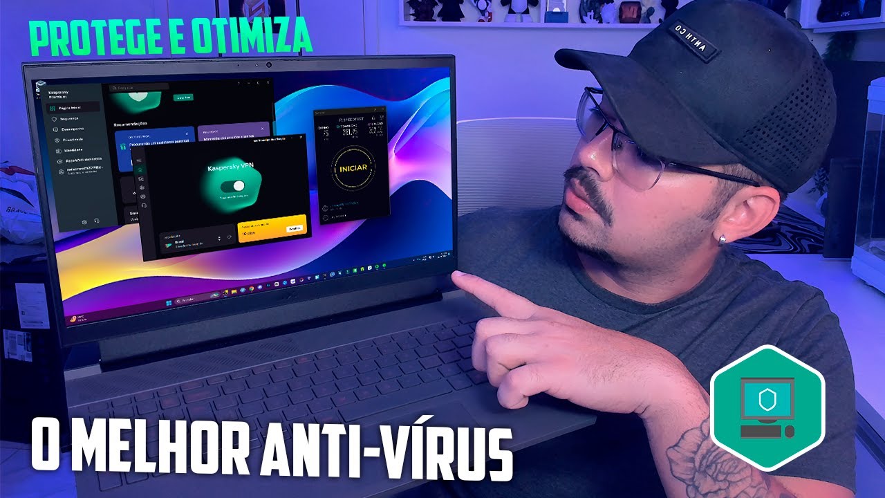 O MELHOR ANTIVÍRUS PARA SEU COMPUTADOR E NOTEBOOK! PROTEGE E OTIMIZA - Kaspersky