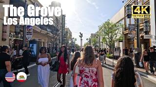 🌴🛍️4K 🇺🇸 The Grove, LA | Original Farmers Market Walking Tour | Los An