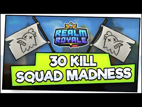 30 KILL SQUAD MADNESS!! Realm Royale Masters Gameplay
