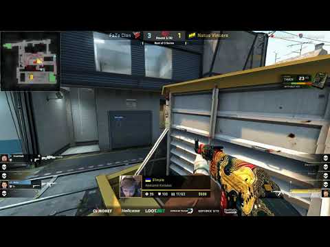 S1mple 1v3 clutch - Faze vs Navi - StarLadder S4