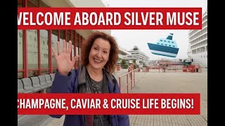Welcome Aboard Silver Muse 🚢🥂 | Silversea Luxury Cruise from Piraeus to Greece & Turkey!