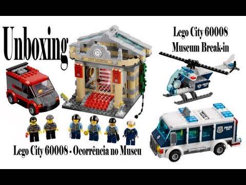 Unboxing - 60008 - Lego City - Ocorrência no Museu (Museum Break-in)