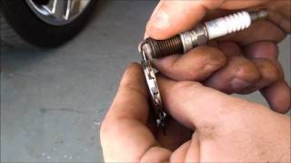 Changing the Spark Plugs on  Jaguar S type R part 1