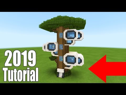 TSMC - Minecraft - Minecraft Tutorial: How To Make A Ultimate Modern Survival Tree House 2019