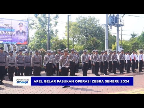 POLRES NGAWI APEL GELAR PASUKAN OPS KEPOLISIAN KEWILAYAHAN ZEBRA SEMERU 2024