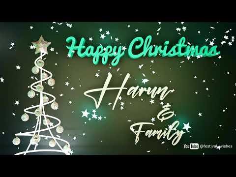 Harun #Christmas #special #video #wish Happy Christmas song - Happy Christmas wishes to you