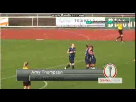 Amy Thompson DFB Pokal - Goal against Tus Issel