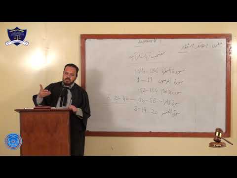 Islamic Studies Lecture-3(LLB 5 Years Part-I)