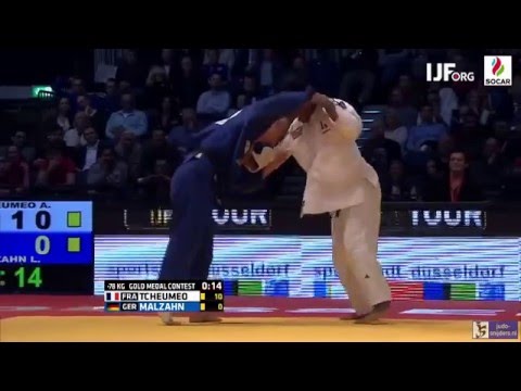 Judo 2016 Grand Prix Dusseldorf: Tcheumeo (FRA) - Malzahn (GER) [-78kg] final