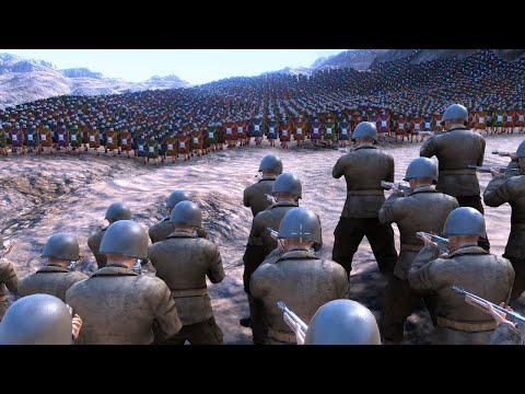 100 USA SOLDIERS VS 100 USSR SOLDIERS | World War 2 BATTLE SIMULATOR