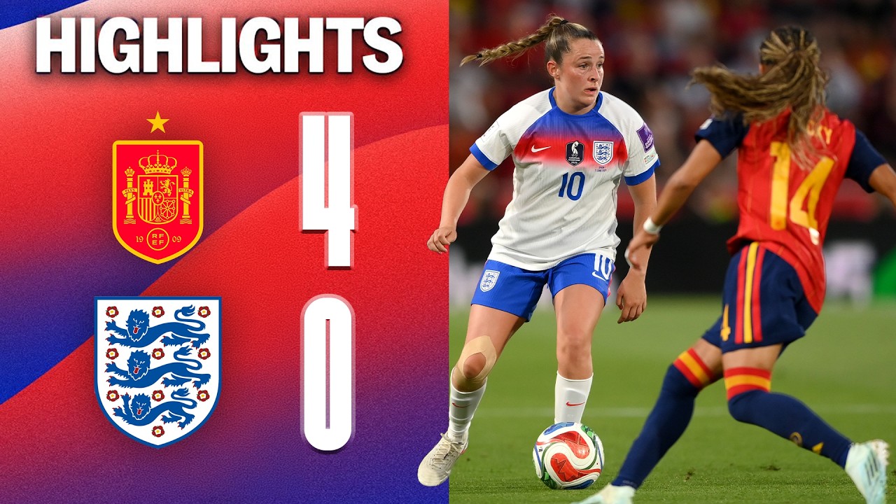 Defeat in Mallorca | HIGHLIGHTS | Spain 4-0 England | Women | FIFA Cúp Thế giới European Qualifier