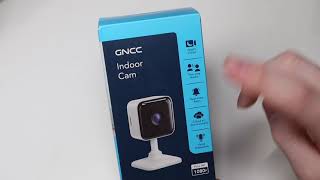GNCC Indoor Security Camera Unboxing and Setup