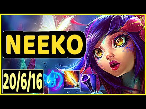 NEEKO VS AKSHAN - 20/6/16 KDA MID GAMEPLAY CHALLENGER I