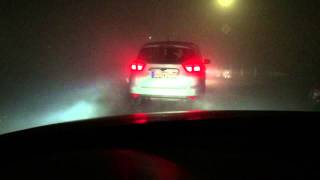 dicker Nebel auf der Heimfahrt - wat ne Suppe
