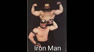 Wrestling. The Road Warriors. &#39;Iron Man&#39; theme. (For educational purposes).