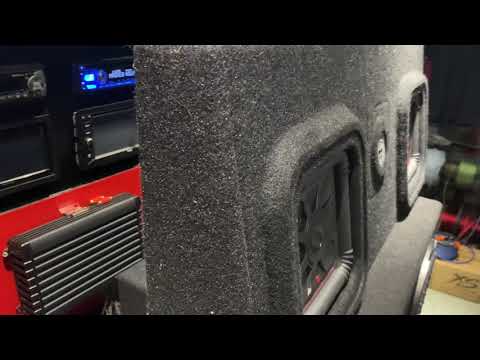 Kicker new L7t 8” Shallow subwoofers demo