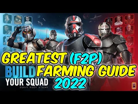 SWGOH Greatest F2P Farming Guide 2022
