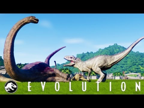 INDOMINUS REX vs BRACHIOSAURUS (JURASSIC WORLD EVOLUTION)