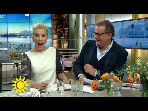 TV4-kollegan bet Steffo i tån: "SÅ äckligt!" - Nyhetsmorgon (TV4)