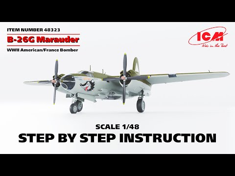 Slide 4 - B-26G Marauder, WWII American/French Bomber (video)