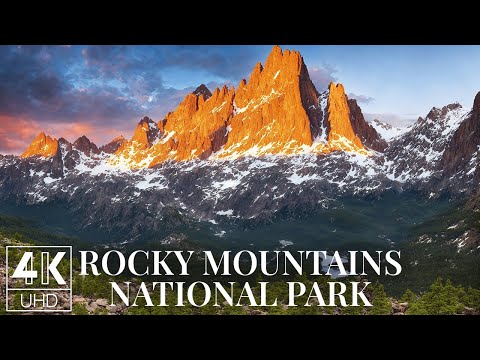 3 HRS Amazing Landscape Photography - Rocky Mountains NP - Wallpapers Slideshow in 4K UHD