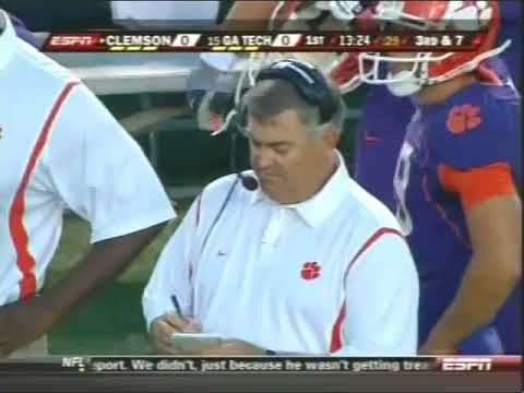 2009 Georgia Tech vs Clemson Football Full Game