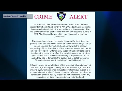 NJ Woodcliff Lake Police Seeking Suspects Involved In Car Break–In & Chase