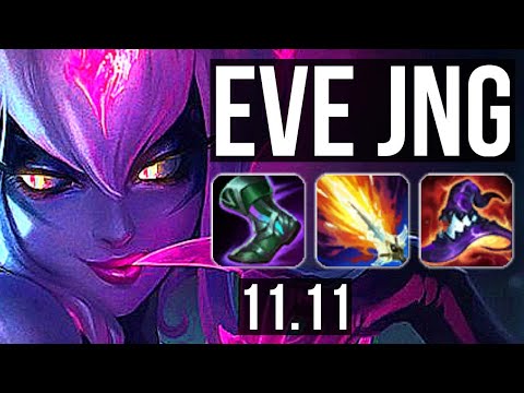 EVELYNN vs DIANA (JUNGLE) (DEFEAT) | Rank 3 Eve, 6 solo kills | BR Challenger | v11.11