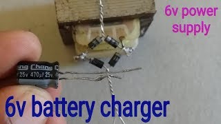 How to make a 6 volt Battery charger