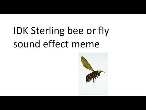 @IdkSterling Drunken bee sound effect