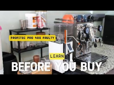 Think before you buy: Profitec Pro 400 coffee machine