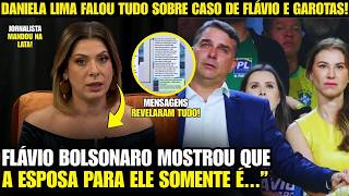 🚨BOMBA! DANIELA LIMA EXPOE MENSAGENS COMPROMETEDORAS SOBRE FLÁVIO BOLSONARO!