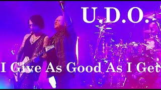 U.D.O. - I Give As Good As I Get (live) Progresja 2022 Warszawa