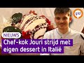Met dit dessert hoopt chef-kok Joeri (25) hoge ogen te gooien in Italië