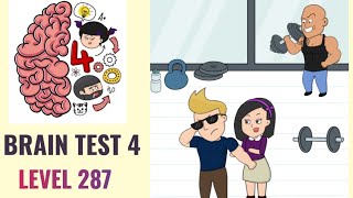 🧠 Brain Test 4 Level 287 | Gymmy wants to get rid of Judy's constant talking | Walkthrough