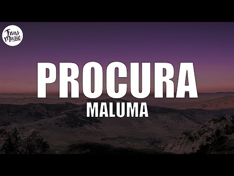Maluma - Procura (Letra/Lyrics)