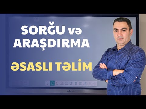 KURİKULUM 2024. SORĞU VƏ ARAŞDIRMA ƏSASLI TƏLİM. Təlimçi Coşqun Namazov (051-580-94-28)