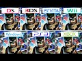Lego Batman 2 DC Super Heroes (2012) DS vs 3DS vs PS Vita vs Wii vs PS3 vs XBOX 360 vs PC