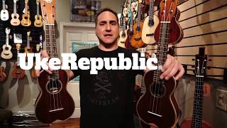 Video thumbnail for Ohana SK-39 Solid Mahogany vs SK-390 Solid Koa Soprano Ukuleles by UKE Republic by Uke Republic