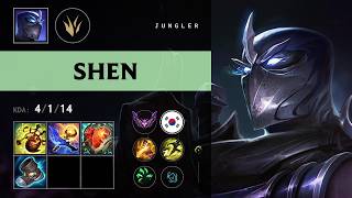 Shen Jungle vs Shyvana - KR Master Patch 26.15