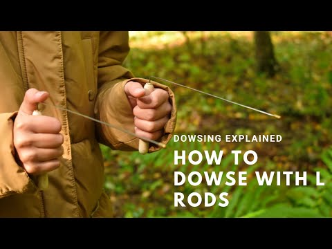 INTRODUCTION TO DOWSING WITH L RODS.  explained by a professional dowser #dowsing #dowsingrods