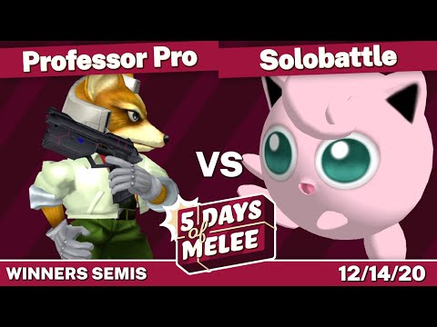Professor Pro (Fox) VS Solobattle (Jigglypuff) Winners Semis - EU Open Invitational - 5DoM Day 1