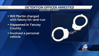 Buncombe County Detention officer arrested