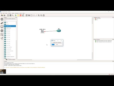 Use CCNP VM on GNS3 - CCNP Enterprise v8.0