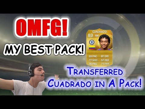 OMFG! MY BEST PACK! TRANSFERRED CUADRADO IN A PACK!!!