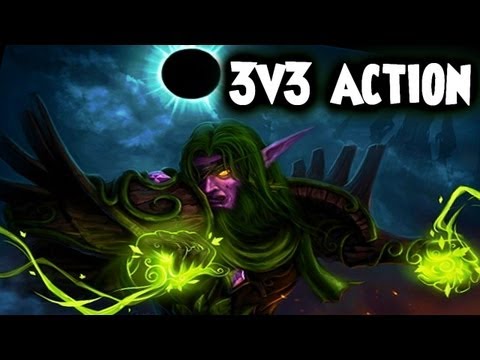 Druid PvP - 3v3 Action | WoW Arena as 85 Resto Druid