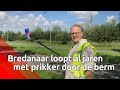 Marco ruimt al jaren met grijper en vuilniszak rotzooi op in Breda.