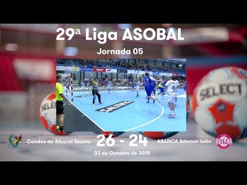 LIGA ASOBAL J05: Condes de Albarei Teucro - ABANCA Ademar León 26--24