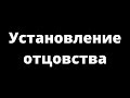 Установление отцовства 
