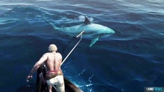 PS4 - ASSASSIN'S CREED 4 Shark Attack !